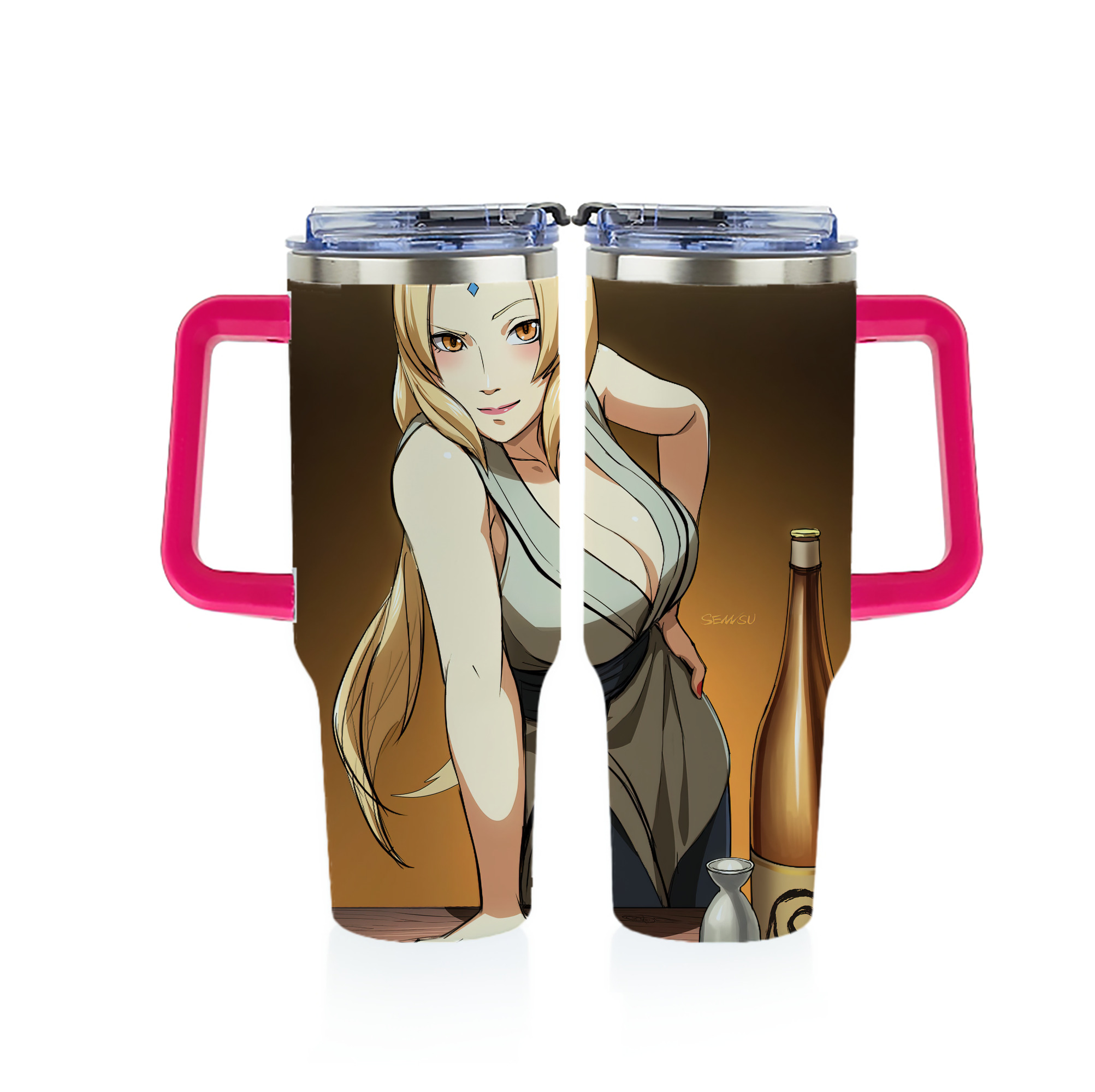 （画像用） NARUTO -ナルト- NARUTO -ナルト- 疾風伝 1200ｍLフルプリント車用タンブラー